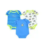 3PCS Kiddiezoom Brand Baby Bodysuits Cotton Baby Girls Boy Clothing Short Sleeves O-Neck Newborn Baby Clothes - Image 5