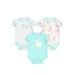 3PCS Kiddiezoom Brand Baby Bodysuits Cotton Baby Girls Boy Clothing Short Sleeves O-Neck Newborn Baby Clothes - Image 6