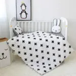 Contrasting Crosses 3 Piece baby Bedding Set - Image 3