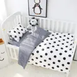Contrasting Crosses 3 Piece baby Bedding Set - Image 4