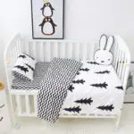 Contrasting Crosses 3 Piece baby Bedding Set - Image 6