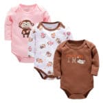3Pcs/Lot Baby Boy Bodysuits Clothes Bebe 100% Cotton Clothing Cartoon Body Boy Short / Long Sleeve Clothes Body Baby Bebes - Image 5