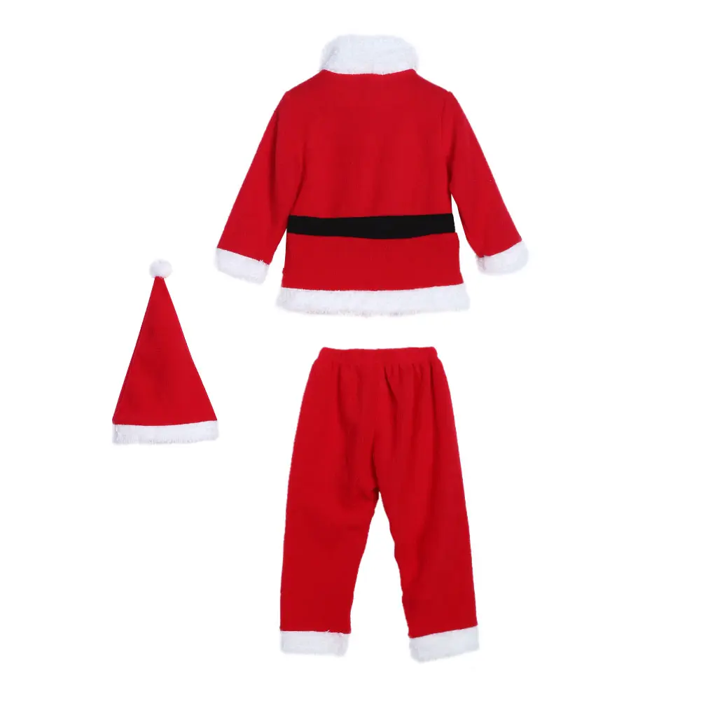 3pcs Christmas Baby Clothes Set New Year's Costumes for Boys Baby Things Santa Claus Winter Clothes Long Sleeve+Hat Suits - Image 4
