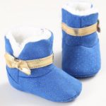 5 Colors Fashion Sweet Winter Newborn Girl Princess First Walkers Super Warm Bow Shoes Crib Bebe Snow Soft Soled Baby Boots - Image 5