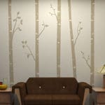5 Large Birch Trees With Branches Wall Stickers for Kids Room Removable Vinyl Wall Art Baby Nursery Wall Decals Quotes J641B - Image 3