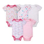 5 Pieces/lot Baby Girl Clothes Baby Bodysuit Infant Jumpsuit Overall Short Sleeve Body Suit Baby Clothing Set Summer Cotton - Image 2