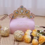 50Pcs Crown Candy Boxes Bags for Wedding Birthday Party Baby Shower Favor Gift #H062731# - Image 2