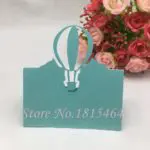 50pcs Balloon Table Name Place Cards Hot Sale New Laser Cut Table Cards Invitation Card Baby Shower Party Decoration Suplies - Image 2