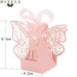 50pcs Candy Box Wedding Gift Bag paper Butterfly Decorations for Wedding baby shower birthday Guests Favors Event Party Supplies - Image 3