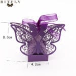 50pcs Candy Box Wedding Gift Bag paper Butterfly Decorations for Wedding baby shower birthday Guests Favors Event Party Supplies - Image 4