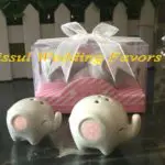 50pcs/lot(25boxes) Baby souvenirs Little Elephant Salt and Pepper Shaker Baby shower Gift For Baby Birthday Decoration Favors - Image 2