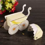 50pcs/lot Laser Cut Wedding Candy Box Stroller Shape Party Wedding Baby Shower Favor Paper Gift Boxes Event & Party Supplies - Image 6
