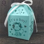 50pcs party decoration wedding box gift lion and giraffe laser cut candy box just married wedding favor box baby shower favors - Image 5
