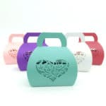 50pcs/set Heart Pattern Candy Box Party Wedding Hollow Carriage Baby Shower Favors Gifts Candy Boxes Decoration Free Shipping - Image 2