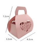 50pcs/set Heart Pattern Candy Box Party Wedding Hollow Carriage Baby Shower Favors Gifts Candy Boxes Decoration Free Shipping - Image 6