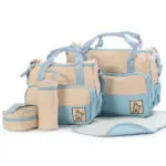 5PCS/Set Women Messenger Bags Multifunction Backpack Diaper Bag Outdoor Women Bag Fashion Design Momy Baby Bags High Quality - Image 3