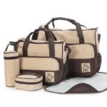 5PCS/Set Women Messenger Bags Multifunction Backpack Diaper Bag Outdoor Women Bag Fashion Design Momy Baby Bags High Quality - Image 5