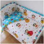 Jungle Fun 5 Piece Baby Nursery Crib Set - Image 2