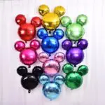 5pcs/lot 18inch Mickey Minnie head foil balloons cartoon Minnie mouse birthday party decor baby shower helium ballon lovely toys - Image 2