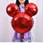 5pcs/lot 18inch Mickey Minnie head foil balloons cartoon Minnie mouse birthday party decor baby shower helium ballon lovely toys - Image 3