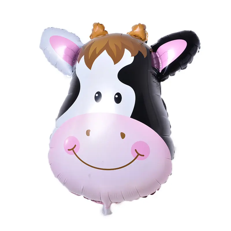 6pcs/lot Mini animal head Foil Balloons inflatable air balloon happy birthday party decorations kids baby shower party supplies - Image 4