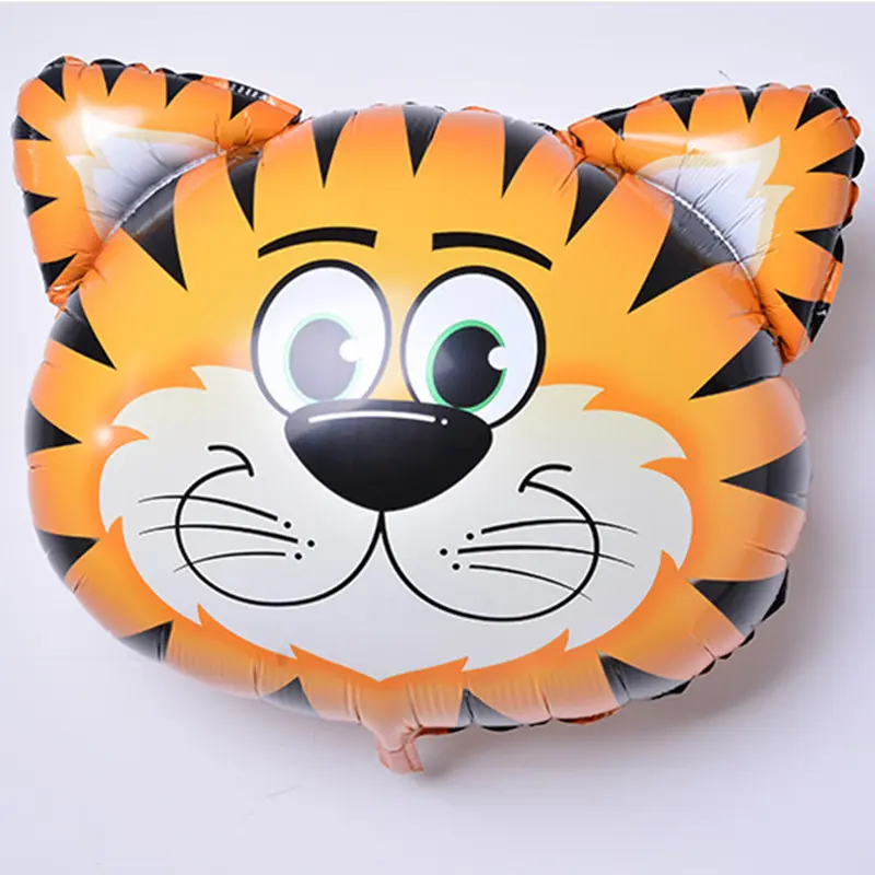 6pcs/lot Mini animal head Foil Balloons inflatable air balloon happy birthday party decorations kids baby shower party supplies - Image 6