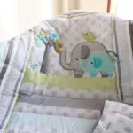 Elephants 7 Piece Baby Bedding Crib Set - Image 2