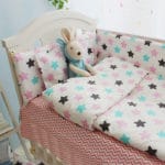 Colorful Star Baby Bedding Nursery Crib Set - Image 3