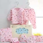 7pcs/set Boutique gift Newborn Baby Set 100% cotton 0-3months infant underwear Grooming & Healthcare Kits,Free Shipping 002 - Image 3