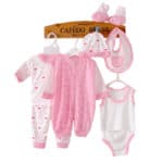 8 Pieces Baby Gift Set Newborn Infant Clothing Sets Quality Pure Cotton Boys Girls' Clothes Soft Bebe Long Sleeve Underwear