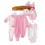 8 Pieces Baby Gift Set Newborn Infant Clothing Sets Quality Pure Cotton Boys Girls' Clothes Soft Bebe Long Sleeve Underwear