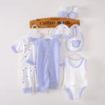 8 Pieces Baby Gift Set Newborn Infant Clothing Sets Quality Pure Cotton Boys Girls' Clothes Soft Bebe Long Sleeve Underwear - Image 3