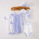 8 Pieces Baby Gift Set Newborn Infant Clothing Sets Quality Pure Cotton Boys Girls' Clothes Soft Bebe Long Sleeve Underwear - Image 3