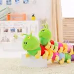 80cm size colorful caterpillar plush toy doll car doll birthday gift Car travel accompany baby best gifts - Image 2