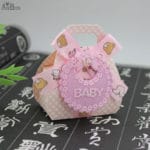 AVEBIEN 24pcs Cute Baby Apron Candy Box Baby Shower Favors Gifts Chocolate Box Birthday Themed Party Decorations Kids  Gift Box - Image 3