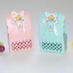 AVEBIEN Cute Baby Shower Candy box Party Supplies Favor Boxes Boy & Girl Paper Baptism Kid Favors Gift Bags Choocolate Container - Image 4
