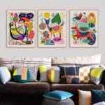 AZQSD Modern Abstract Animals Art Print Poster Deer Horse Wall Pictures Baby Kids Room Home Decor Paintings No Frame pp151