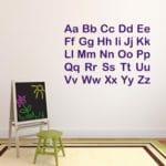 Alphabet Letters Wall Stickers For Kids Room Nurdery Classroom Wall Decorations Bedroom Baby Wall Decals Letter Wall Art A003