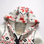 Auro Mesa Christmas Baby Romper Elk Print Jumpsuit  Cotton Infant Coverall Outerwear Baby Boys Hooded one-piece Clothes - Image 3