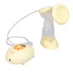 Automatic Electric Breast Pump LCD display Portable Silent Milk Pump Breast Feeding Electric Breast Pump Accessories Yellow
