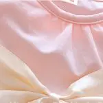 Autumn Baby Kids Polka Dot Patchwork Mesh Long Sleeve O Neck Princess Party Bow Girls Infant Dress vestidos roupas de bebe - Image 4