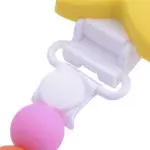 BPA Free Baby Teething Beads Soother Chain with Clips For Boys Girls Silicone Flower Chewable Toddler Infant Teething Toys - Image 4