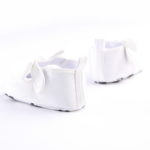 Baby Baptism Shoes New Fashion Sweet Lace Bow Newborn Baby Girl First Walker Pure White Soft Sole Crib Princess Ballet Prewalker - Image 4