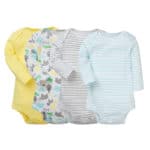 Baby Bodysuits 4 PCS 0-2 Years Infant Body Long Sleeve Clothes Baby Boys Jumpsuits  Autumn/Winter Bodykits Baby Cute Ropa - Image 2