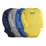 Baby Bodysuits 4 PCS 0-2 Years Infant Body Long Sleeve Clothes Baby Boys Jumpsuits  Autumn/Winter Bodykits Baby Cute Ropa - Image 3