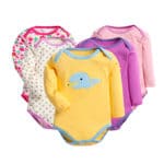 Baby Bodysuits 5 pcs Cartoon Style Long Sleeve Bodysuit For Baby Boys And Baby Girls  Cotton Ropa Suitable For New Born Babies - Image 2