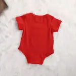 Baby Christmas Rompers 2017 New Year Boys Girls Summer Red Short Sleeve One-piece Romper Jumpsuit Xmas Outfits Clothes - Image 4