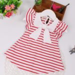 Baby Dresses 2017 New Arrival Summer Kids Baby Girls Dress Casual Stripe Baby Girl Clothes for Newborns Retail Vestido De Bebe