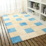 Baby EVA Foam Plush Puzzle Play Mats 6pieces/lot Interlocking Exercise Tiles Floor Mat for Kid,Each 30cmX30cm,0.6cmThick - Image 3