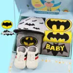 Baby Gifts Advanced Batman baby romper suit Pants Hats Shoes Blankets Gift Boxes Baby Birth Gifts Baby clothing Set